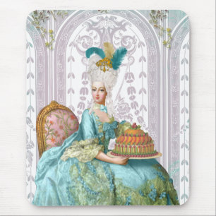 Tapis De Souris Marie Antoinette à Aqua