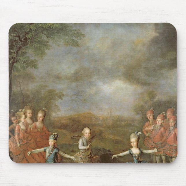 Tapis De Souris Marie Antoinette et ses soeurs (Devant)
