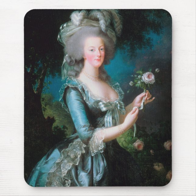 Tapis De Souris Marie Antoinette - Le Brun - Rococo (Devant)