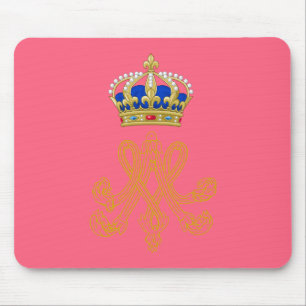 Tapis De Souris Marie Antoinette Royal Monogramme