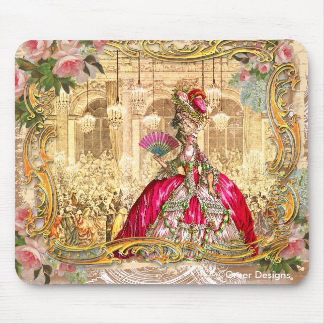 Tapis De Souris Marie Antoinette Versailles (Devant)