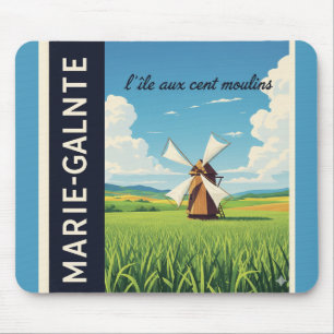 Tapis de Souris Marie-Galante Moulin Guadeloupe