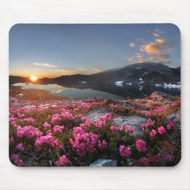 Tapis De Souris Marie Lakes Sunrise - sentier John Muir - Ansel Ad (Devant)