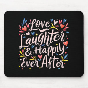 Tapis De Souris Mariée Amour Rire Et Pour Toujours Après Bachelo