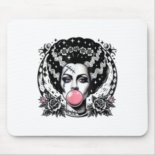 Tapis De Souris Mariée De Frankenstein Bubblegum Monster Halloween