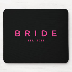 Tapis De Souris Mariée prévue 2025 Rose Enterrement de Vie de Jeun