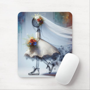 Tapis De Souris Mariée Whimsical En Basket