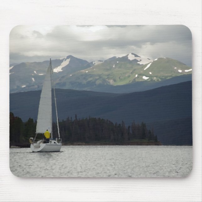 Tapis De Souris Marin de jour pluvieux (Devant)