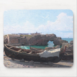 Tapis De Souris Marina Piccola sur l'île de Capri, Italie par Hase