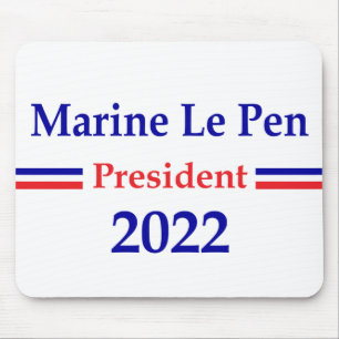 Tapis De Souris Marine Le Pen 2022 Président France