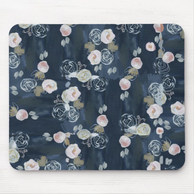 Tapis De Souris Marine Mousepad floral (Devant)
