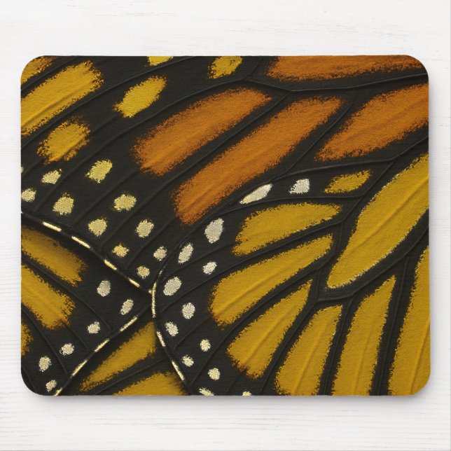 Tapis De Souris Mariposa Orange & Yellow Monarch Butterfly Wing (Devant)