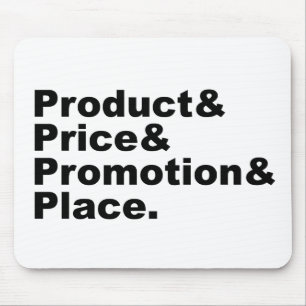 Tapis De Souris Marketing Mix Produit Prix Promotion & Lieu