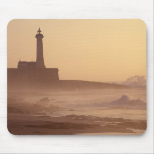 Tapis De Souris Maroc, Rabat, Phare au coucher du soleil avec