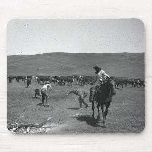 Tapis De Souris Marquage à chaud de cowboys