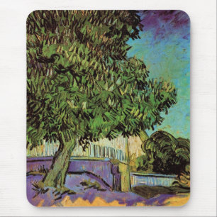 Tapis De Souris Marronnier en fleurs par Vincent van Gogh