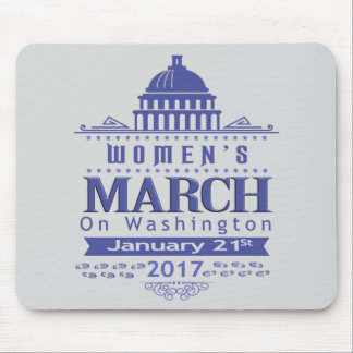 Tapis De Souris Mars de million de femmes sur Washington Mousepad