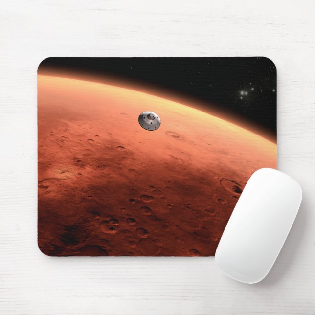 Tapis De Souris Mars Science Laboratory approchant Mars. (Avec souris)