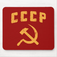 marteau vintage et faucille de l'URSS de Russe de