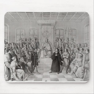 Tapis De Souris Martin Luther devant Charles V