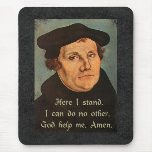Tapis De Souris Martin Luther Ici Je Cite