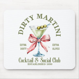 Tapis De Souris Martini Dirty Bachelorette Tail Club Martini Boiss