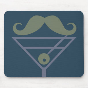 Tapis De Souris Martini Mustache mousepac personnalisé