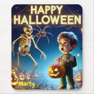 Tapis De Souris MARTY ~ Joyeux Halloween ~ Mousepad