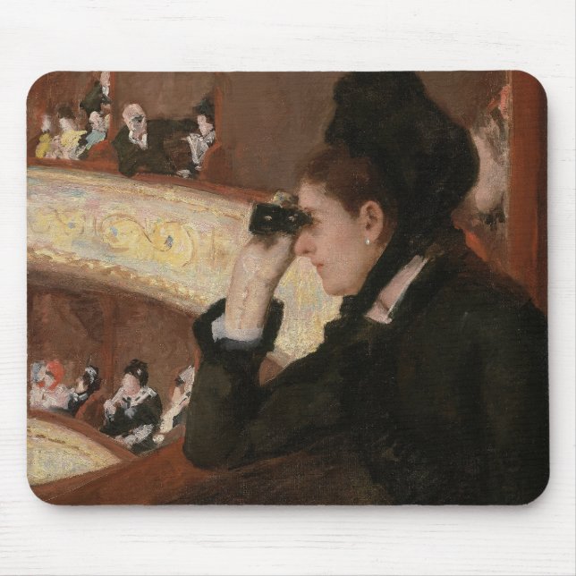 Tapis De Souris Mary Cassatt - Dans le loge (Devant)