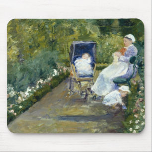 Tapis De Souris Mary Cassatt - enfants dans un jardin