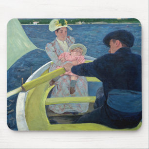 Tapis De Souris Mary Cassatt - The Boating Party