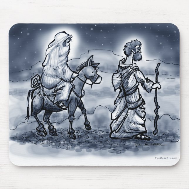 Tapis De Souris Mary & Joseph (Devant)