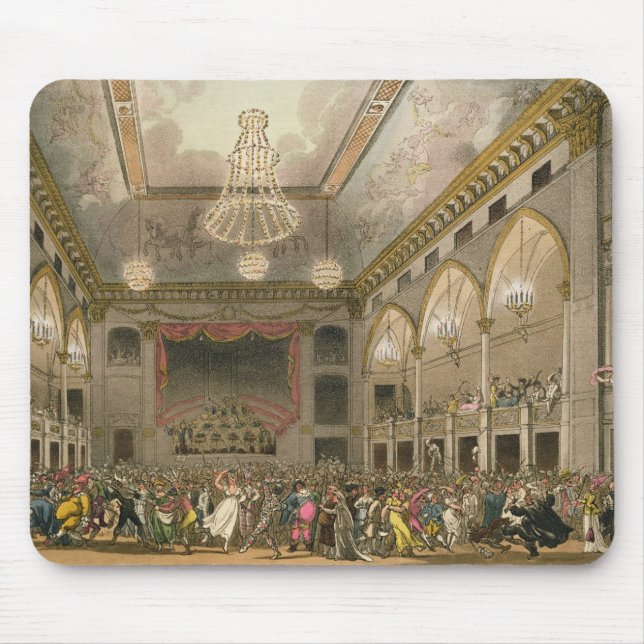 Tapis De Souris Mascarade de Panthéon du 'microcosme d'Ackermann (Devant)