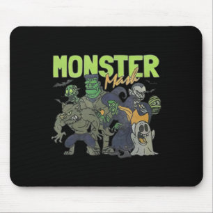 Tapis De Souris Mash Fantôme Vintage Drôle Halloween
