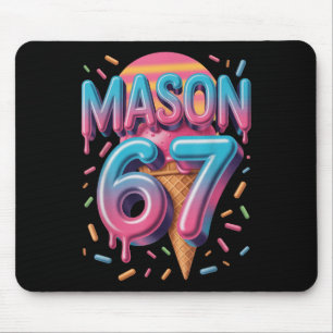 Tapis De Souris Mason 67 Mème Crème Glacée Bysebyll Drip _1