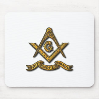 Tapis De Souris Masonic Faith Hope and Charity Mouse Pad