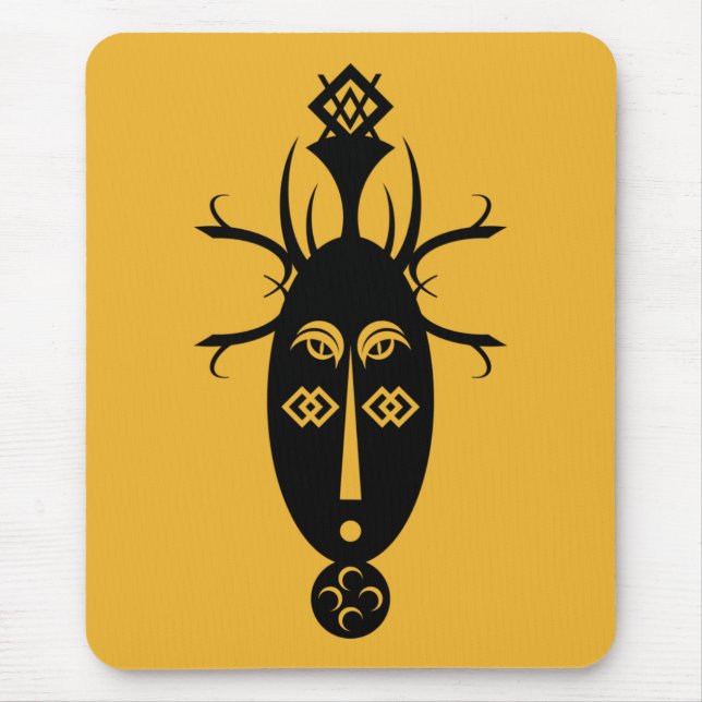 Tapis De Souris Masque africain (Devant)