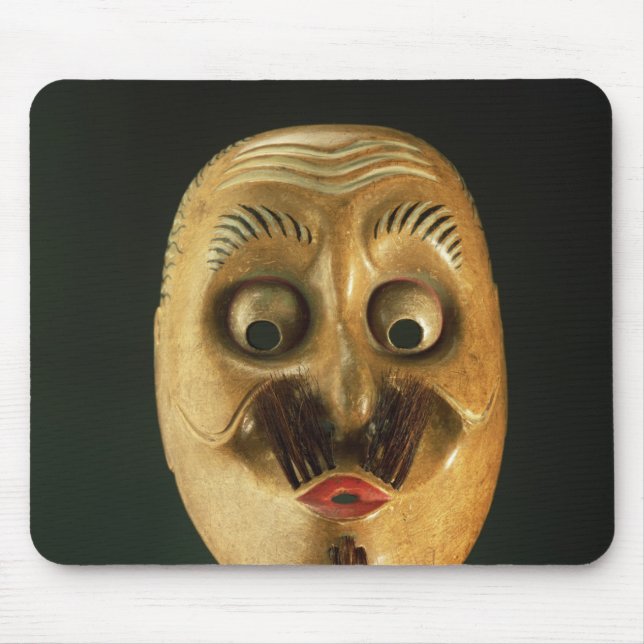 Tapis De Souris Masque comique, théâtre de Noh (Devant)