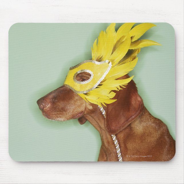 Tapis De Souris Masque de chien (Devant)