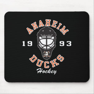 Tapis De Souris Masque de hockey des Ducks d'Anaheim Noir Officiel