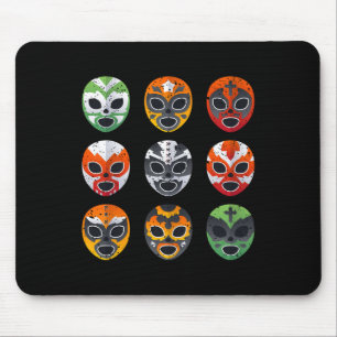 Tapis De Souris Masque de lutte Lucha Libre Cinco De Mayo Mexicain