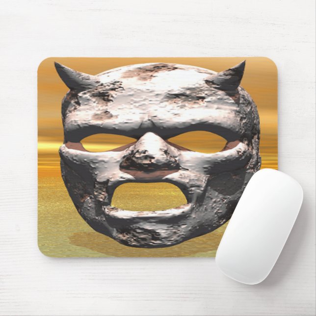 Tapis de souris Masque de Pierre (Avec souris)
