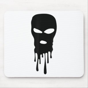 Tapis De Souris Masque de ski Balaclava Bandit Masque Robber Hip h