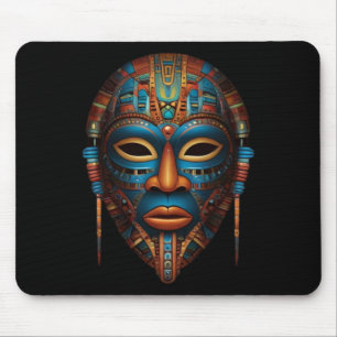 Tapis De Souris Masque Et Visage Africains