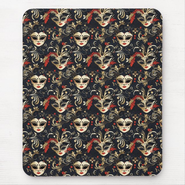 Tapis De Souris Masque noir (Devant)
