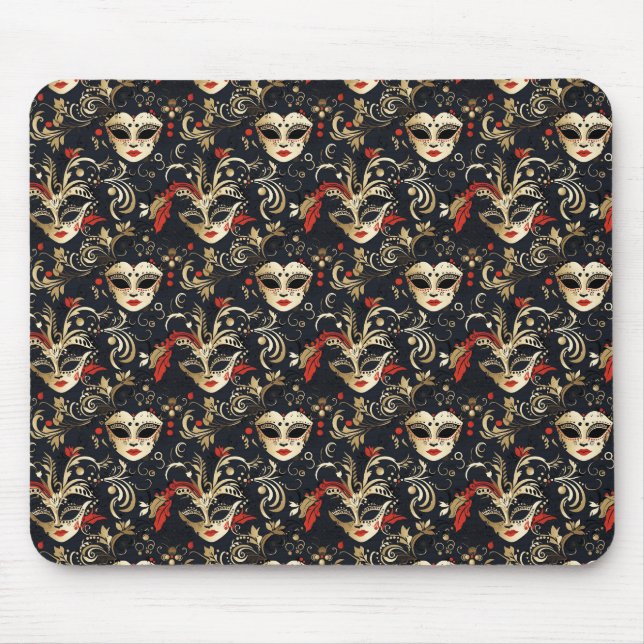 Tapis De Souris Masque noir (Devant)