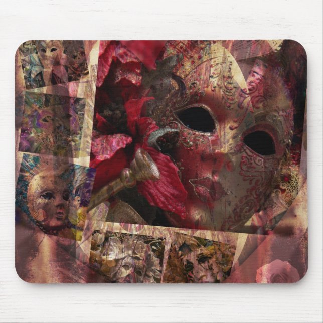 Tapis De Souris Masques Modernes (Devant)