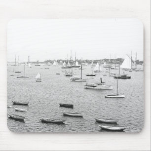 Tapis De Souris Massachusetts du port de Marblehead 1900