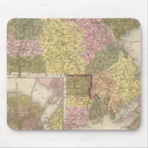 Tapis De Souris Massachusetts Et Rhode Island