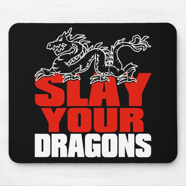 Tapis De Souris MASSACREZ LES DRAGONS, pour des fans de la (Devant)